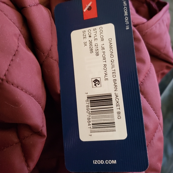🎉HP🎉Izod Diamond quilted Barn Jacket - Picture 6 of 9